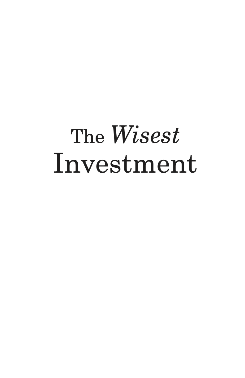The Wisest_Investment_free_excerpt_cover Robin Taub The Wisest Investment Contact Headshot